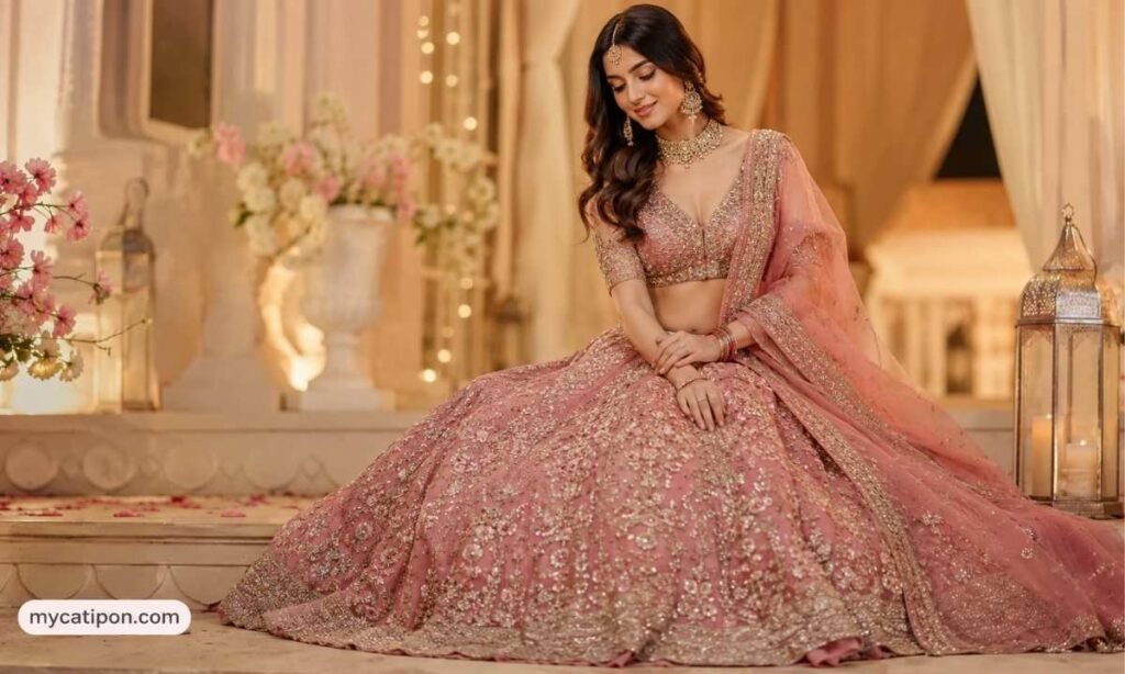 Caption for Lehenga Look