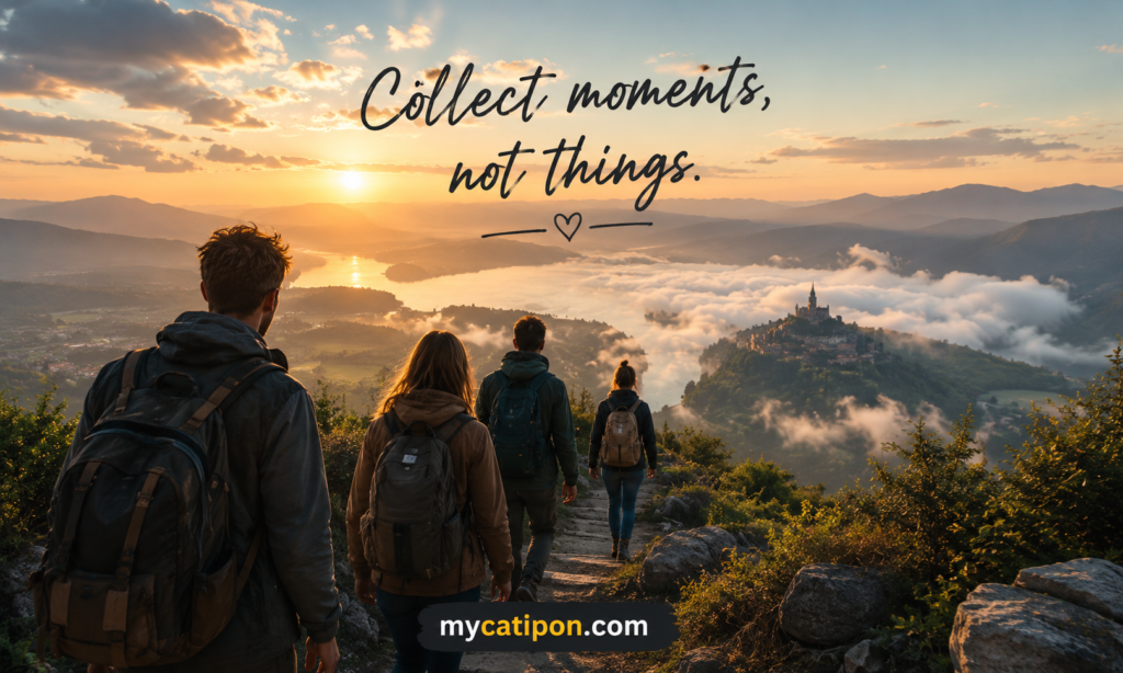 Candid Travel Caption