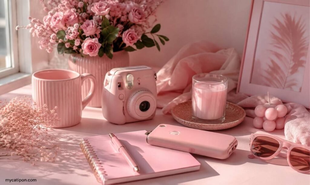Cute Pink Captions for Girls