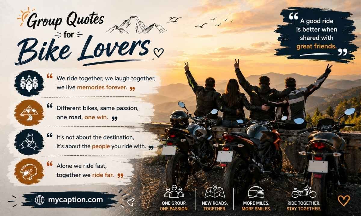 Group Quotes for Bike Lover