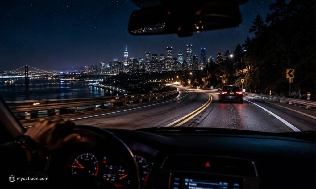 Late-Night Drive caption