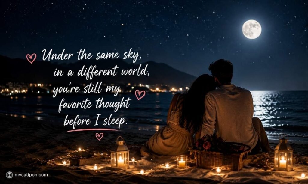 Romantic Night Captions for Instagram