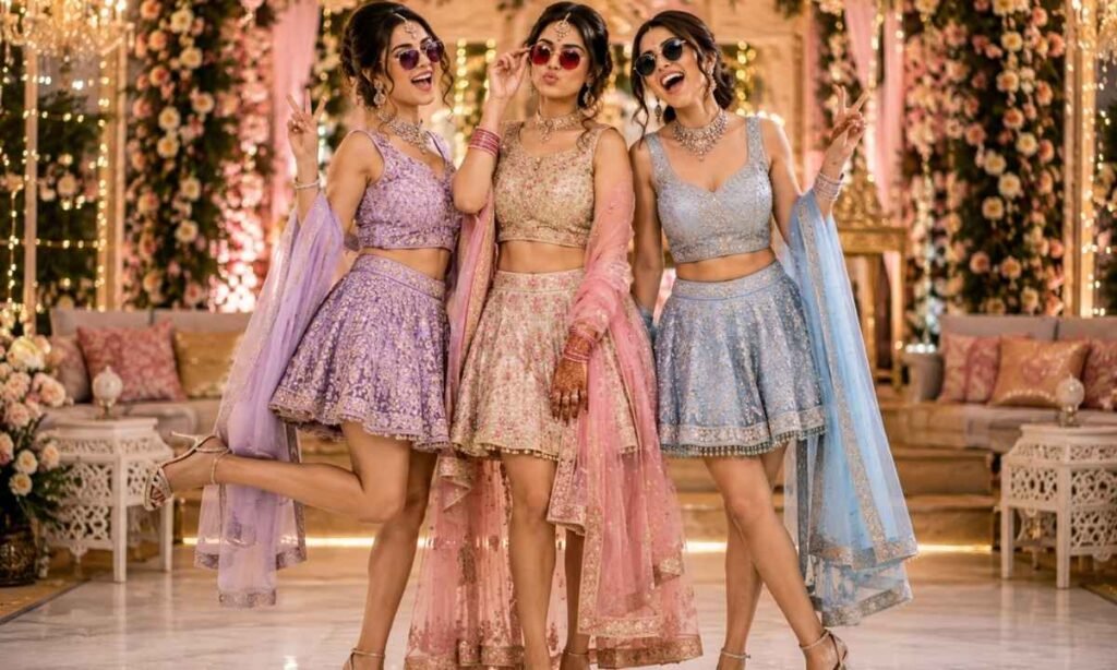 Short Lehenga Captions for Instagram