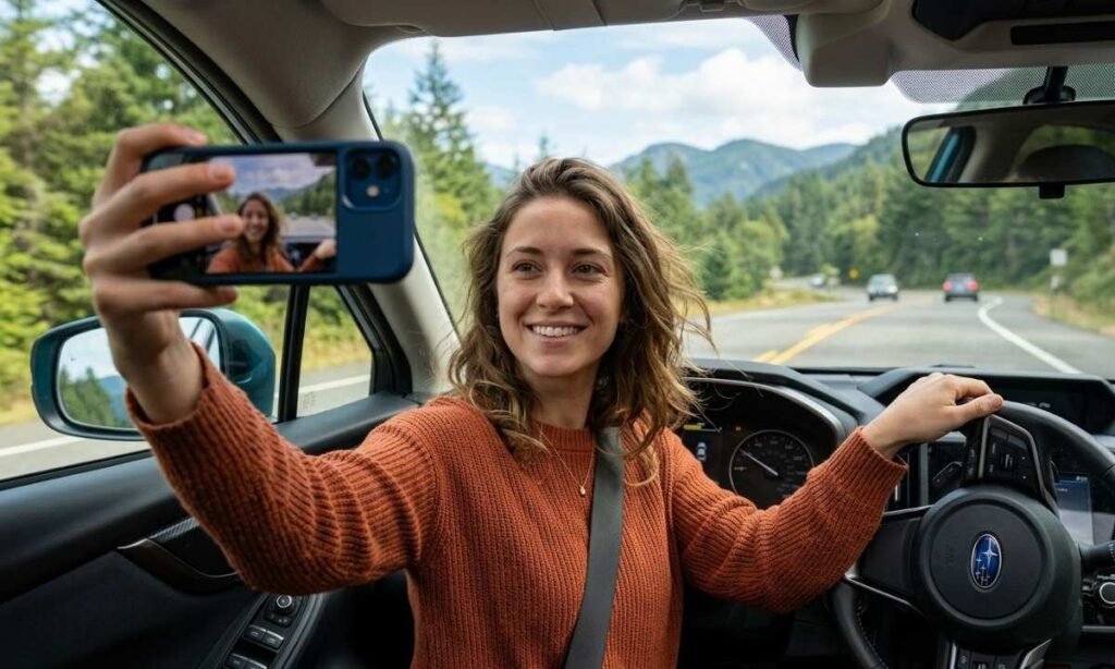 Solo Car Selfie Caption