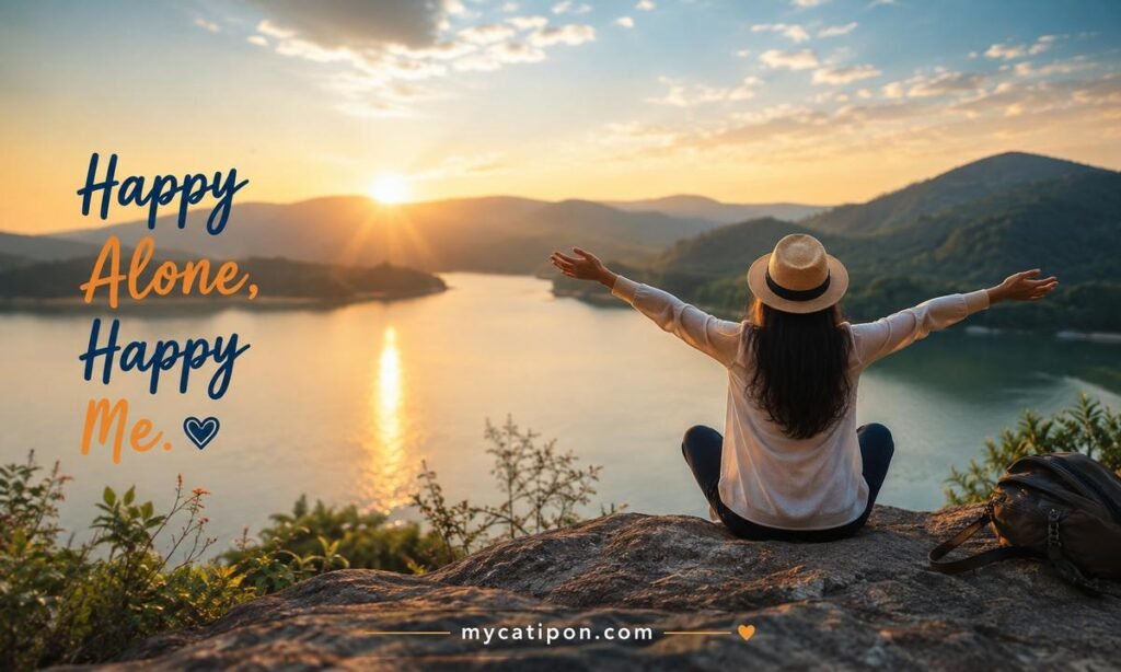 Happy Alone Captions for Instagram