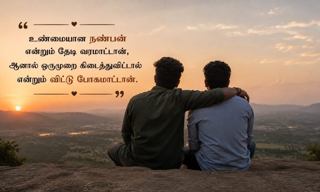 Heart Touching Friendship Quotes in Tamil