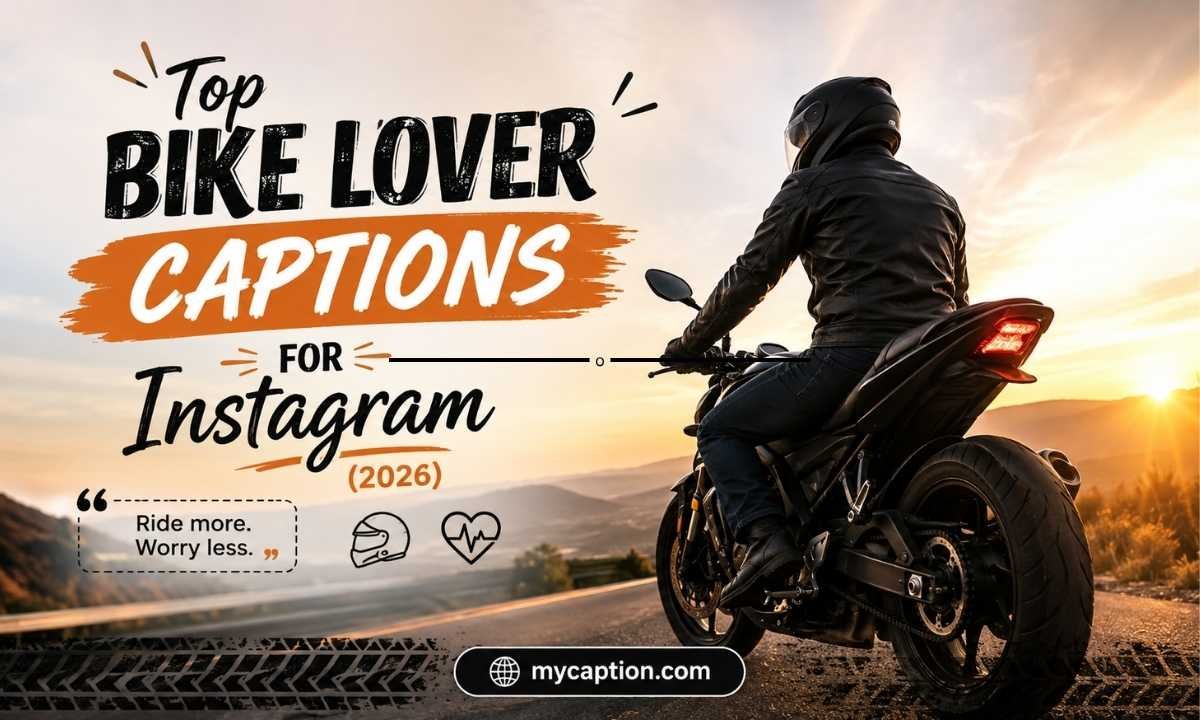 Top Bike Lover Captions